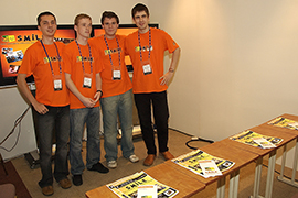Last seconds before our first presentation at the Imagine Cup 2007 worldwide finals