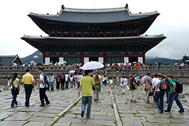 Jedna z mnohých kultúrnych pamiatok v Soule